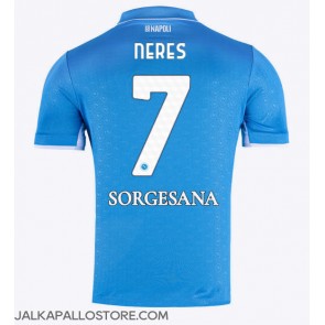 SSC Napoli David Neres #7 Kotipaita 2024-25 Lyhythihainen